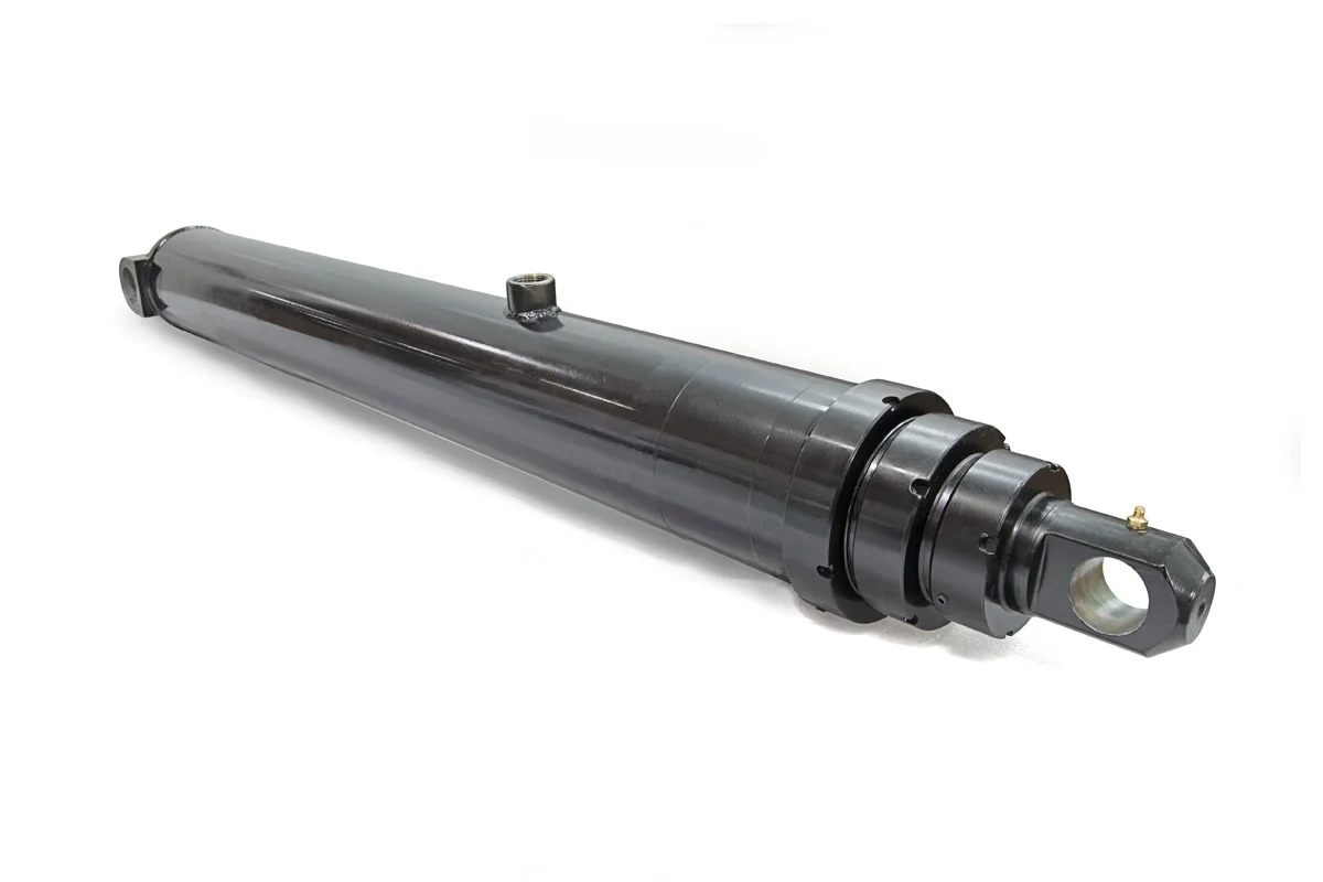 Cylinder hydrauliczny z podwójnym łącznikiem