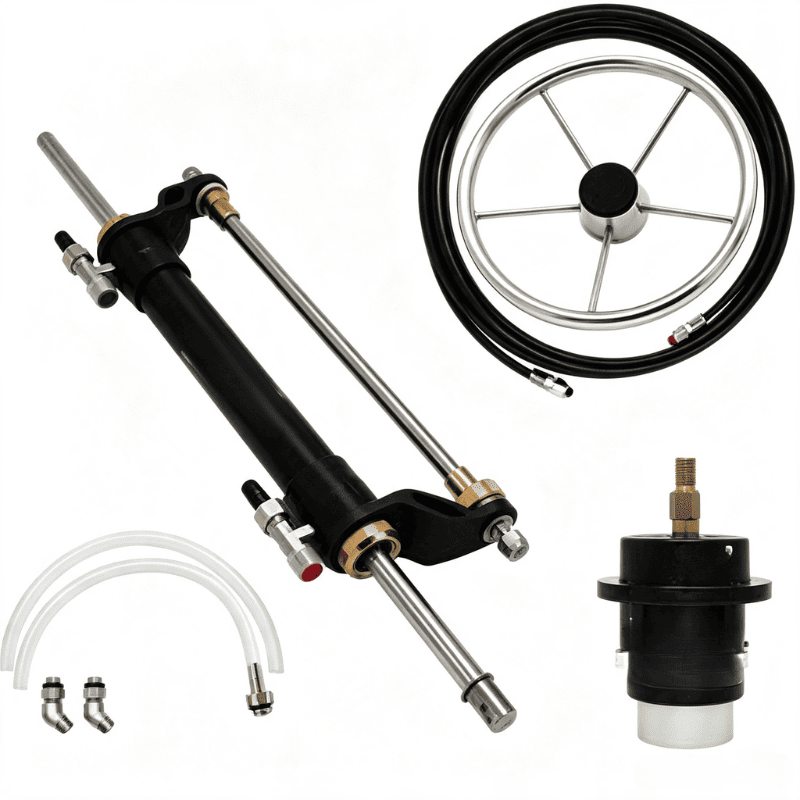 Marine Outboard Hydraulic Steering System