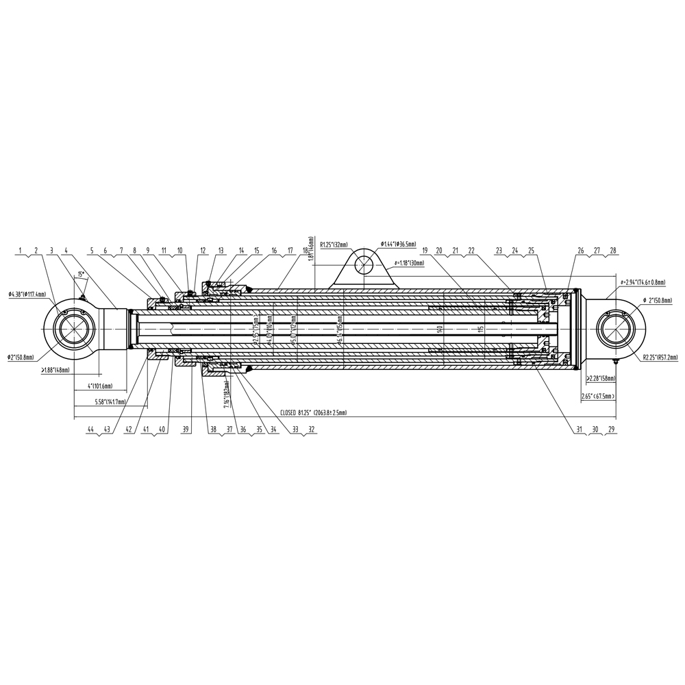 Cylinder wyrzutowy