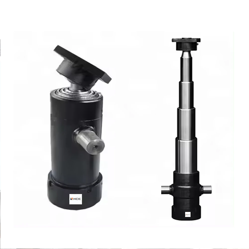 mały siłownik hydrauliczny przyczepy