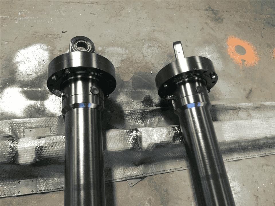 Cylinder wciągarki przyczepy (4” X 2” X 48”)