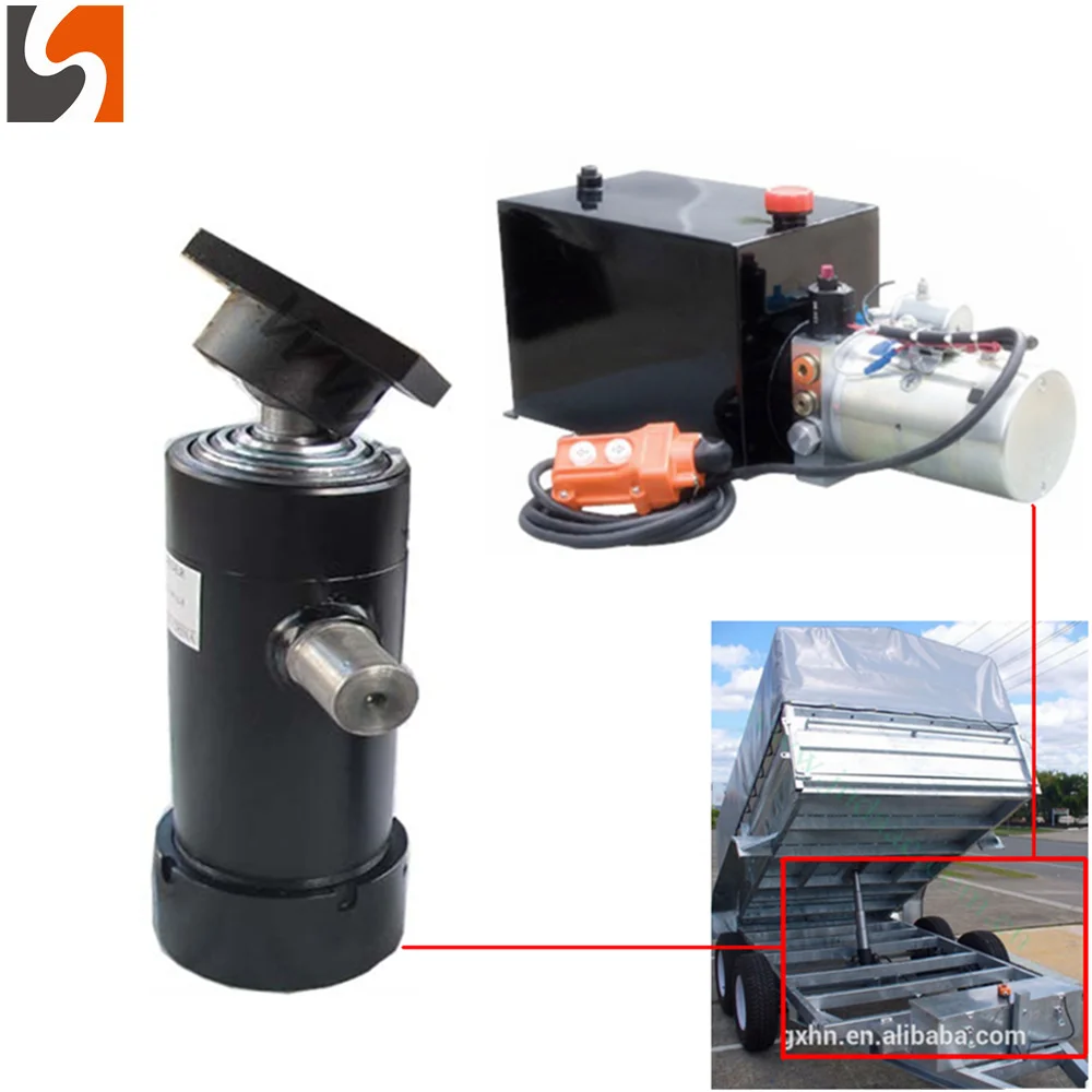 siłownik hydrauliczny przyczepy