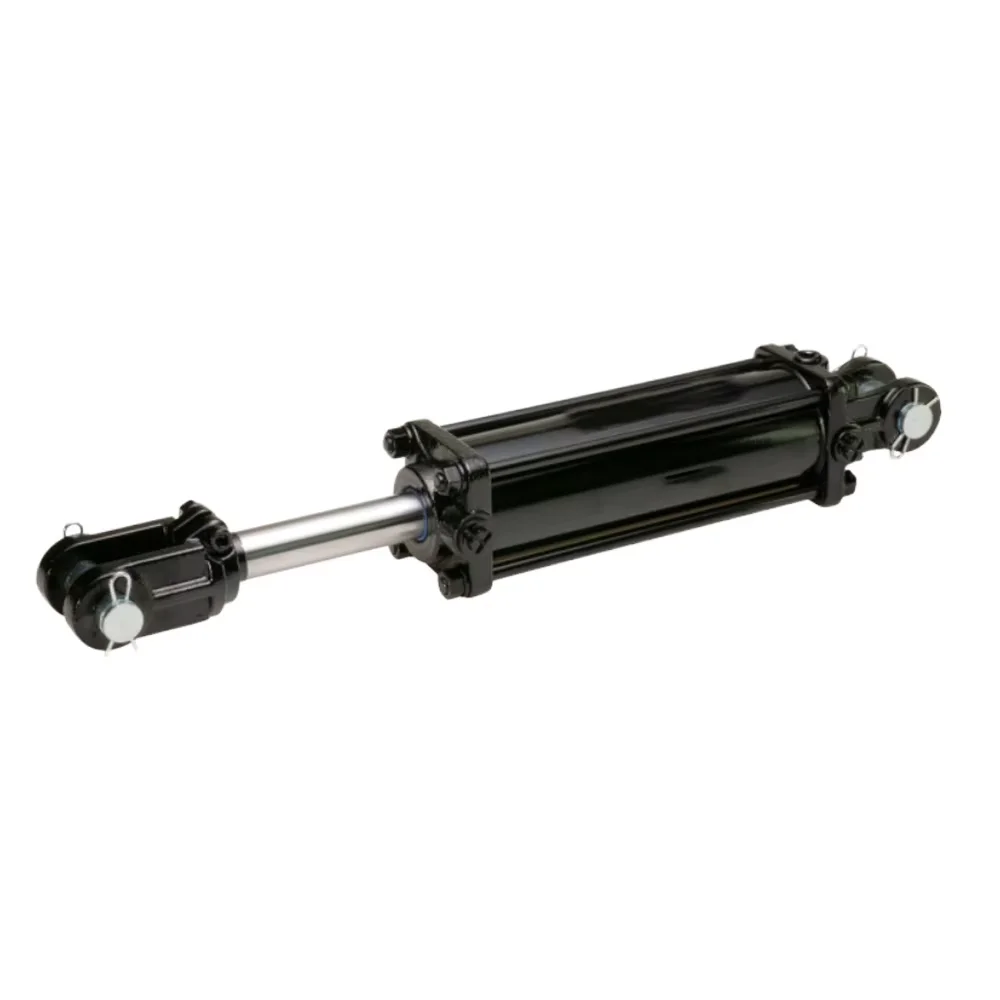 Spawany siłownik hydrauliczny z podwójnym łącznikiem